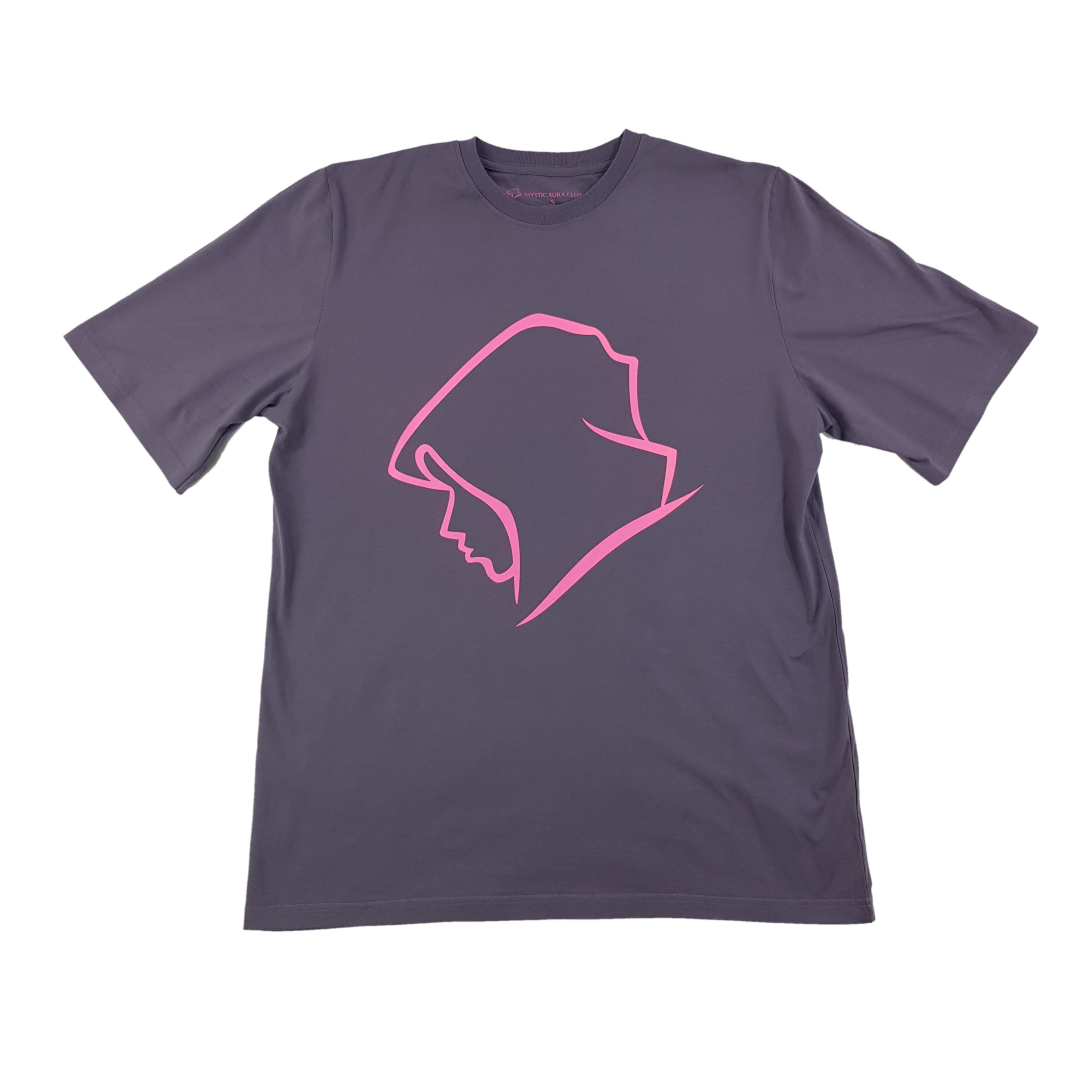 Lavender Short Sleeve Large Pink Logo - LIMITED EDITION